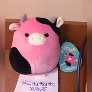 Squishmallows 5" Pollyanna The Cow Plush
